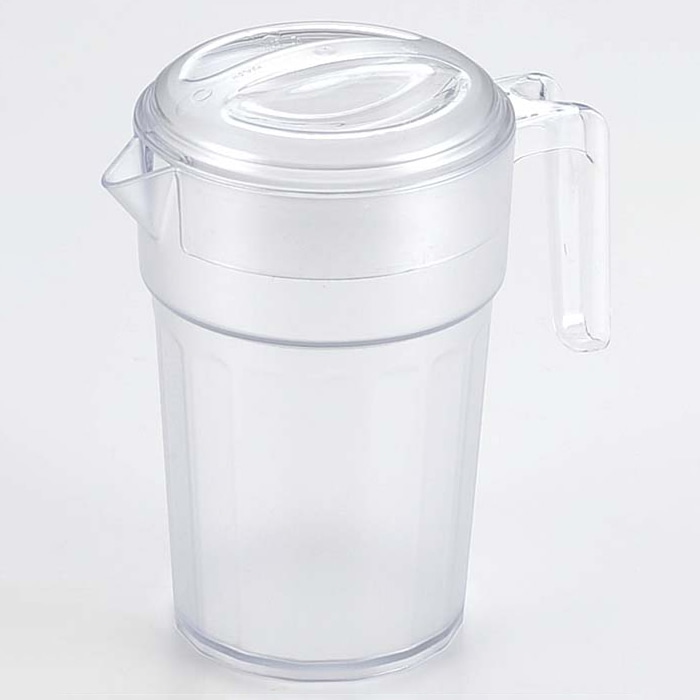キャンブロ スタッカブルピッチャー 蓋付 P34CW 1.0L 1個(ご注文単位1個)【直送品】