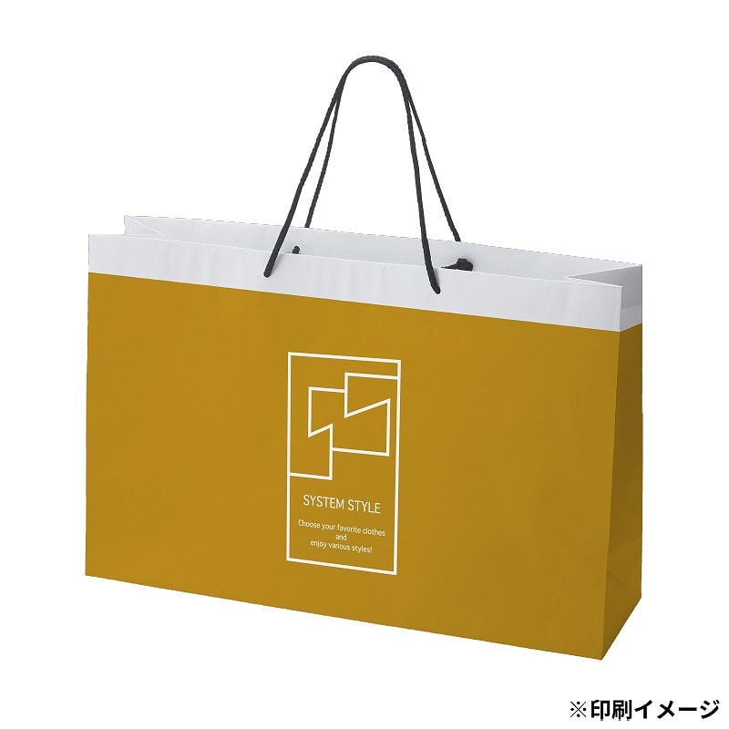 【オリジナル印刷】特注TCB 高級手提げ袋 410×120×310 1色 ベタ有 500枚
