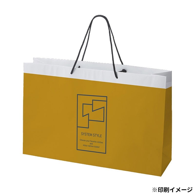 【オリジナル印刷】特注TCB 高級手提げ袋 410×120×310 2色 ベタ有 500枚