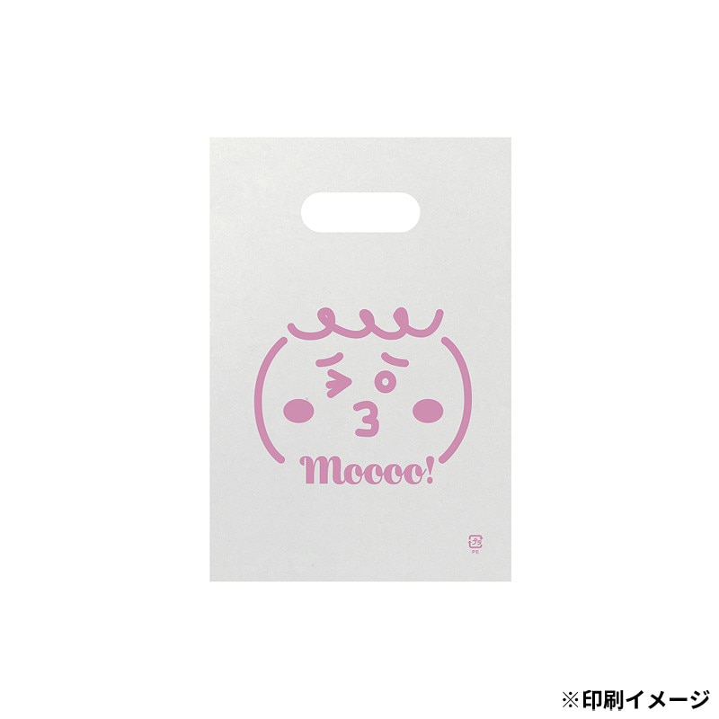 【オリジナル印刷】 特注HDポリ袋 19－28　1C ナチュラルまたは乳白　36000枚