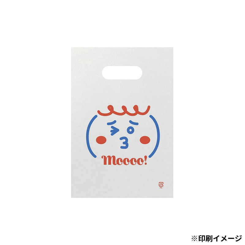 【オリジナル印刷】 特注HDポリ袋 19-28 2C ナチュラルまたは乳白 36000枚