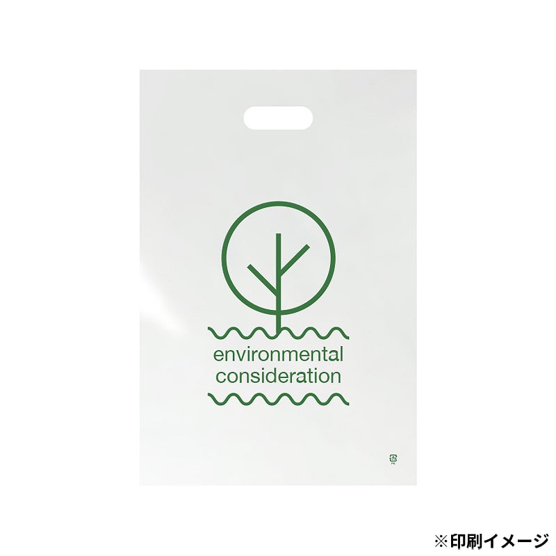 【オリジナル印刷】 特注LDポリ袋 30-45 1C ナチュラルまたは乳白 11000枚