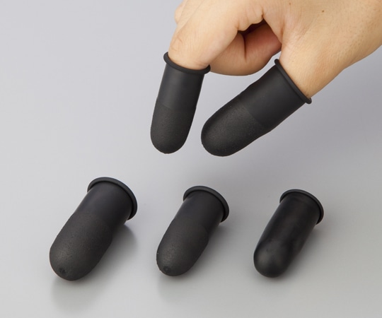 ハナキゴム 指サック導電性　導電ラッキー　50入　C-大 1箱（ご注文単位1箱）【直送品】