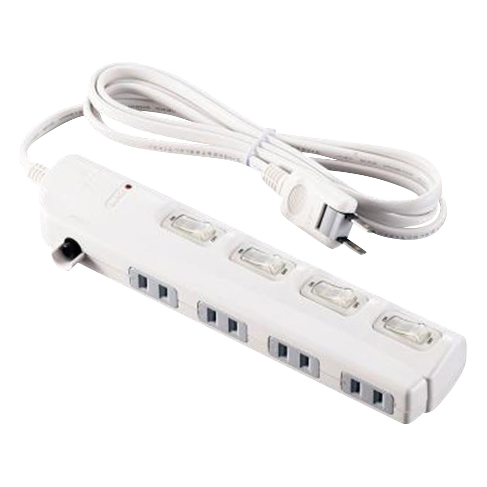 アズワン OAタップ コード2m コンセント4個口 SK-4S02W 1個(ご注文単位1個)【直送品】