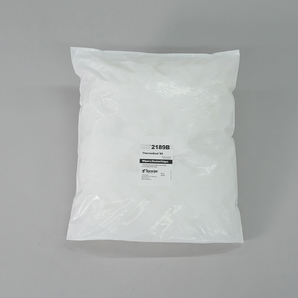 テックスワイプ(Texwipe) サーマシール80 バルクタイプ 230×230mm 75枚×2袋入 TX2189B 1袋(ご注文単位1袋)【直送品】