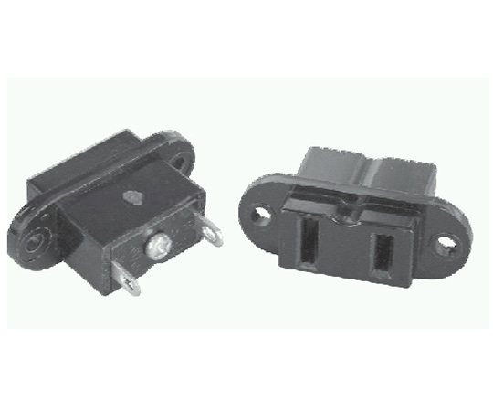 エコー電子 AC アウトレット(AC-1シリーズ) AC-1E-B 1個(ご注文単位1個)【直送品】