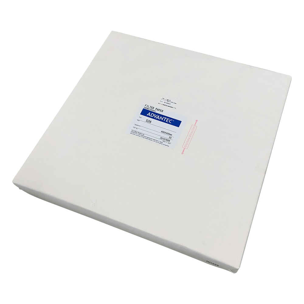 ADVANTEC クロマトグラフィー用濾紙 No.526 50枚入 02453400 1箱(ご注文単位1箱)【直送品】