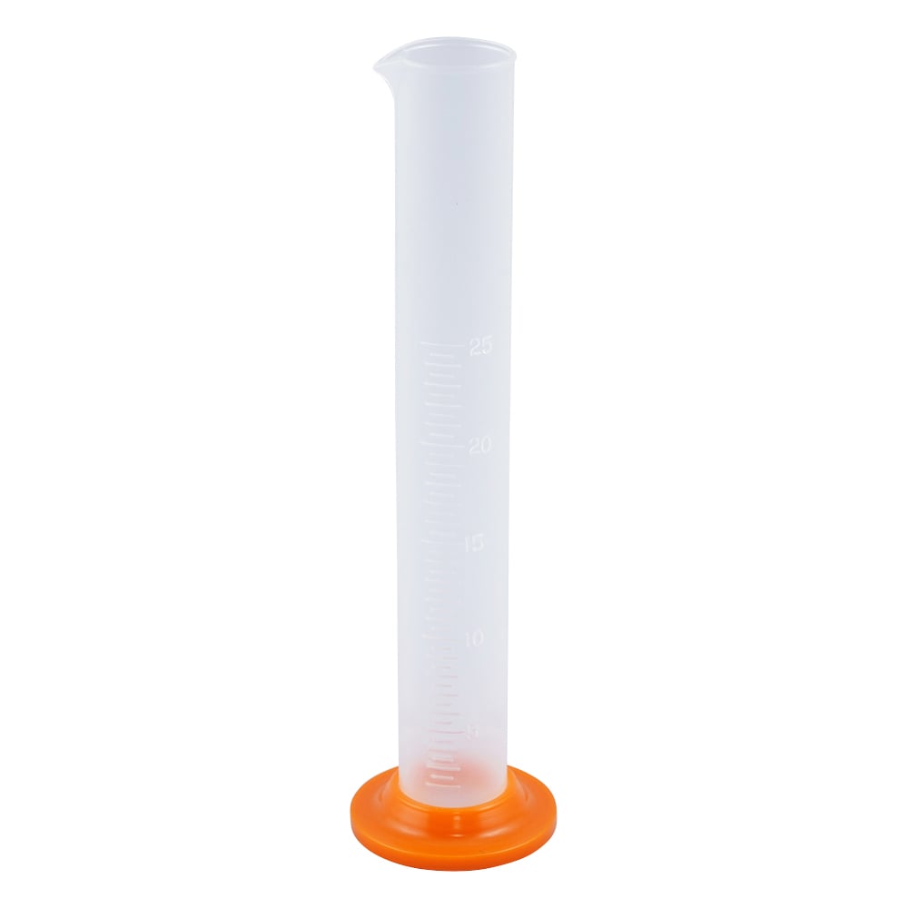 日本メデカルサイエンス ポリシリンダー(PP) 25mL 1個(ご注文単位1個)【直送品】