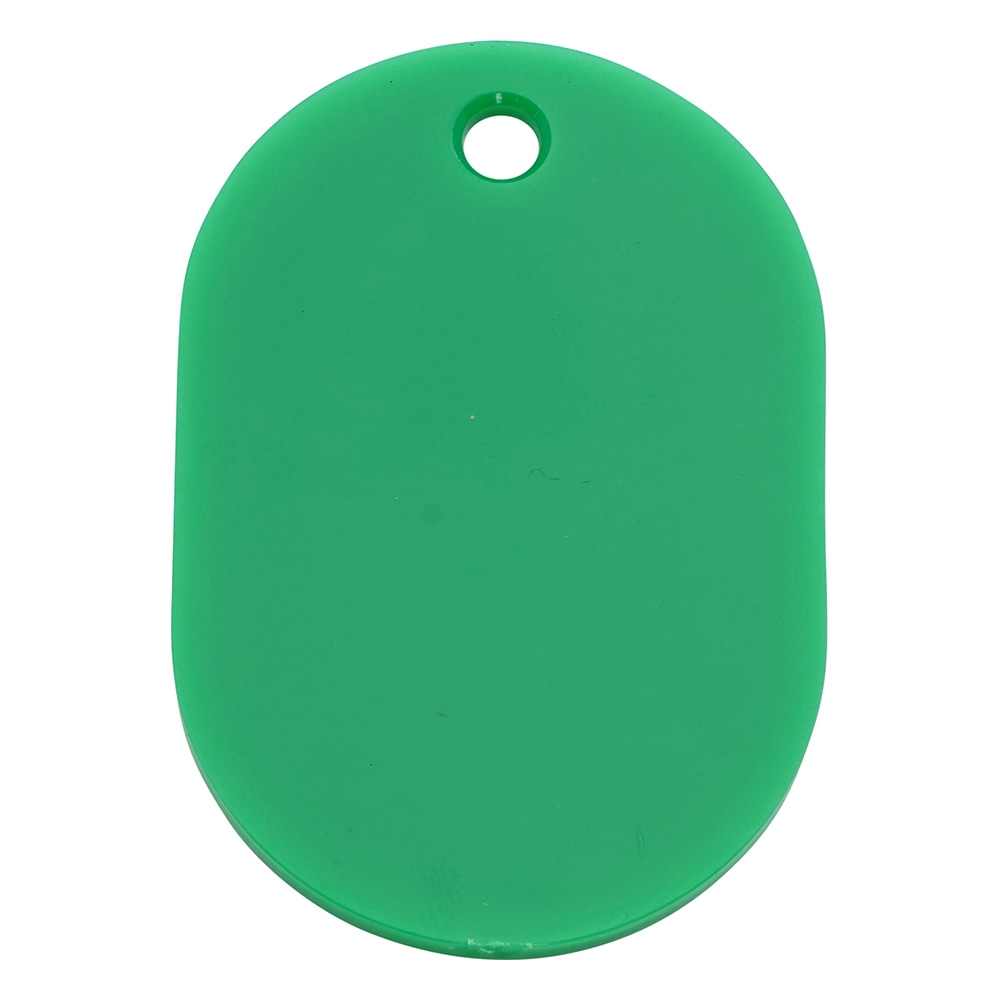 共栄プラスチック 番号札 小(31×45mm) 番号無し グリーン 1組(50枚入) 1組(ご注文単位1組)【直送品】