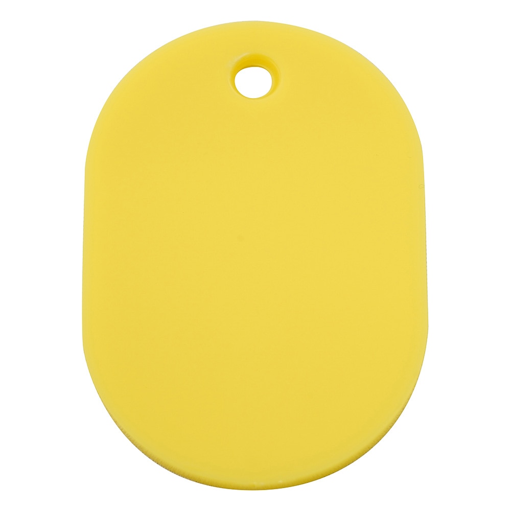 共栄プラスチック 番号札 大(41×60mm) 番号無し イエロー 1組(50枚入) 1組(ご注文単位1組)【直送品】