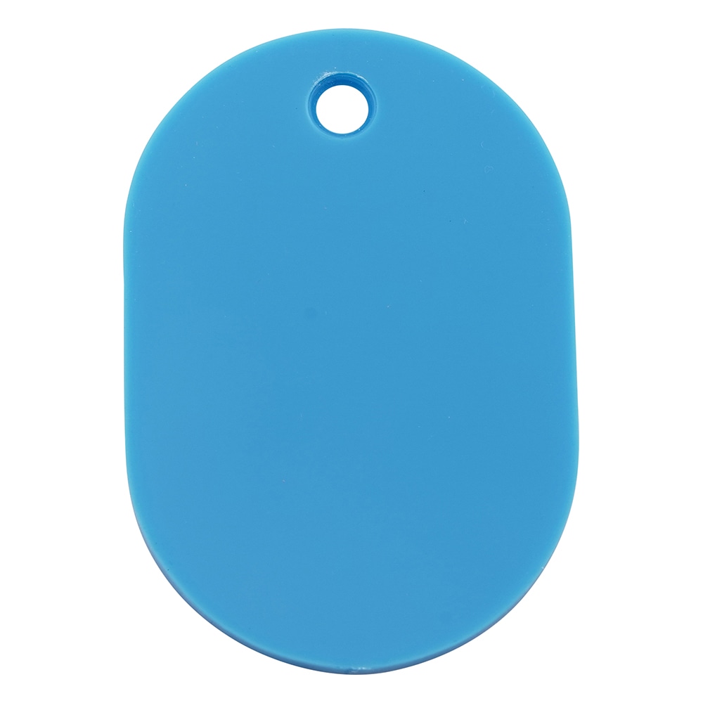 共栄プラスチック 番号札 大(41×60mm) 番号無し スカイ 1組(50枚入) 1組(ご注文単位1組)【直送品】