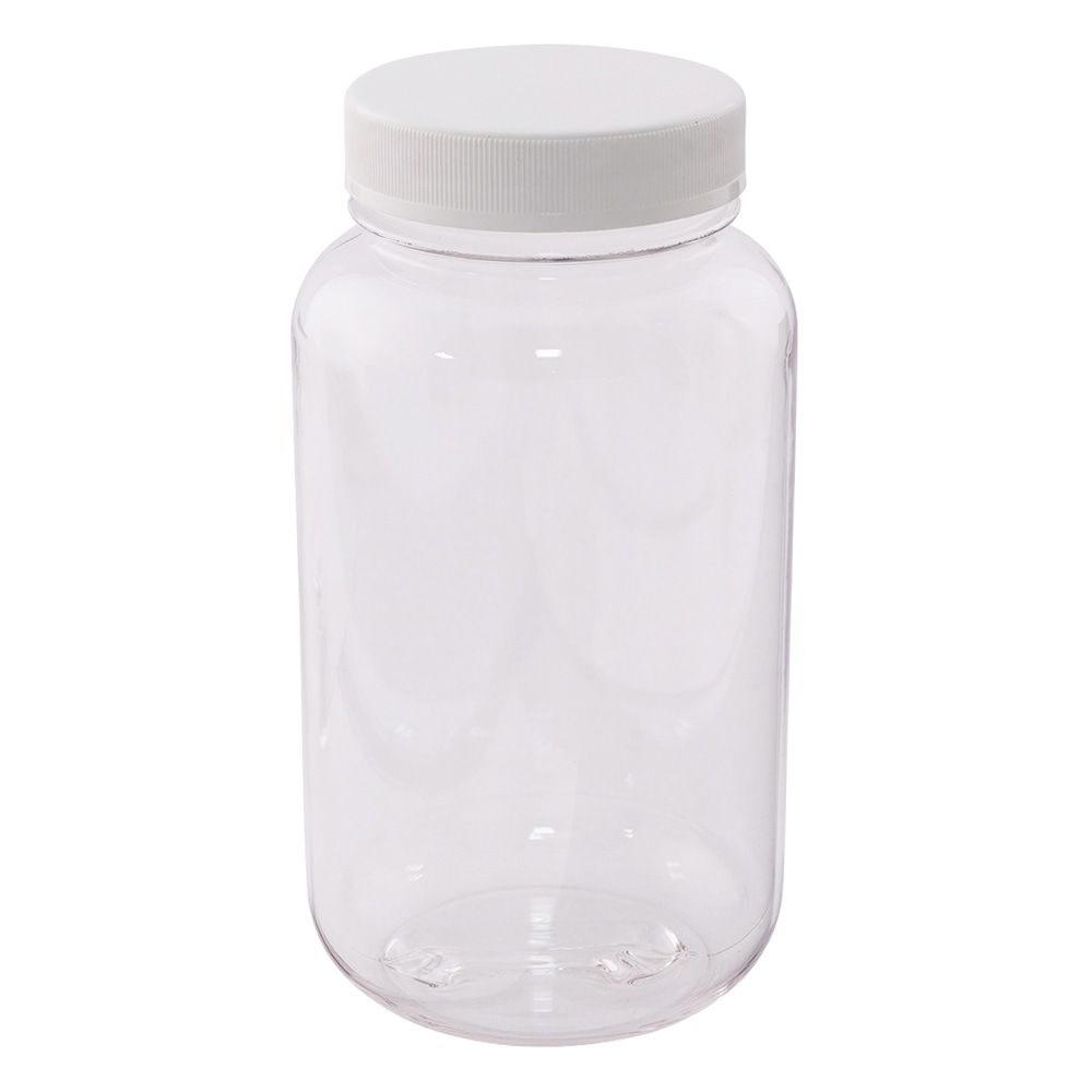 アズワン ペット広口瓶　1000mL　No.1000 1本（ご注文単位1本）【直送品】