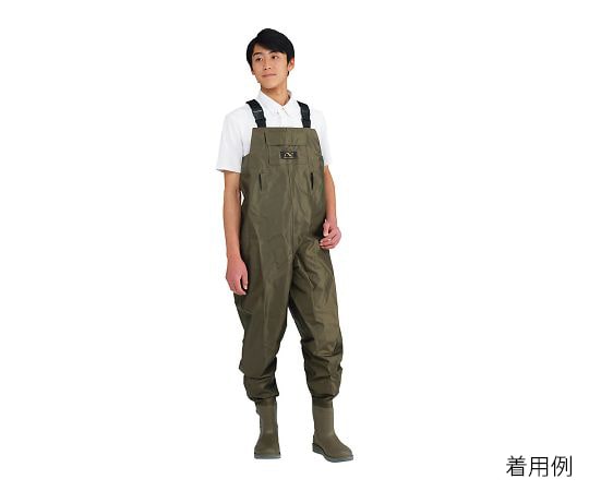 阪神素地 ナイロンウェーダー 27cm W-88-K 1着(ご注文単位1着)【直送品】