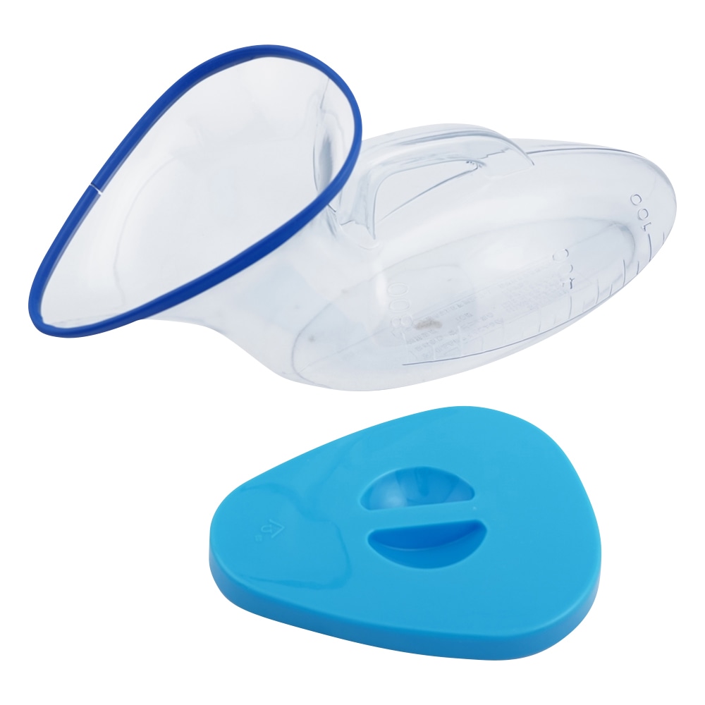 アズワン 透明尿器 (女性用/800mL) 02812150(女性用) 1個(ご注文単位1個)【直送品】