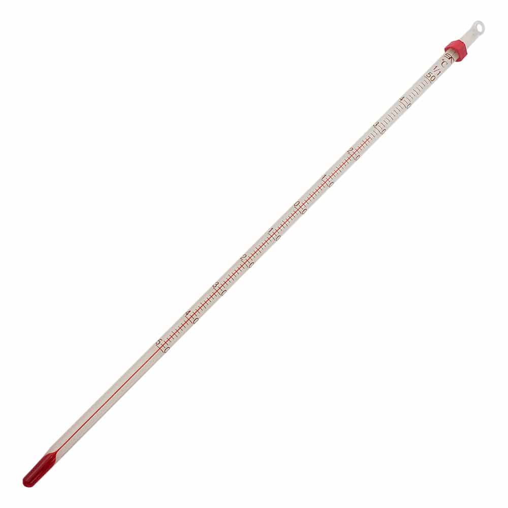 佐藤計量器製作所 赤液棒状温度計 -50~50℃ 0260-00 1本(ご注文単位1本)【直送品】