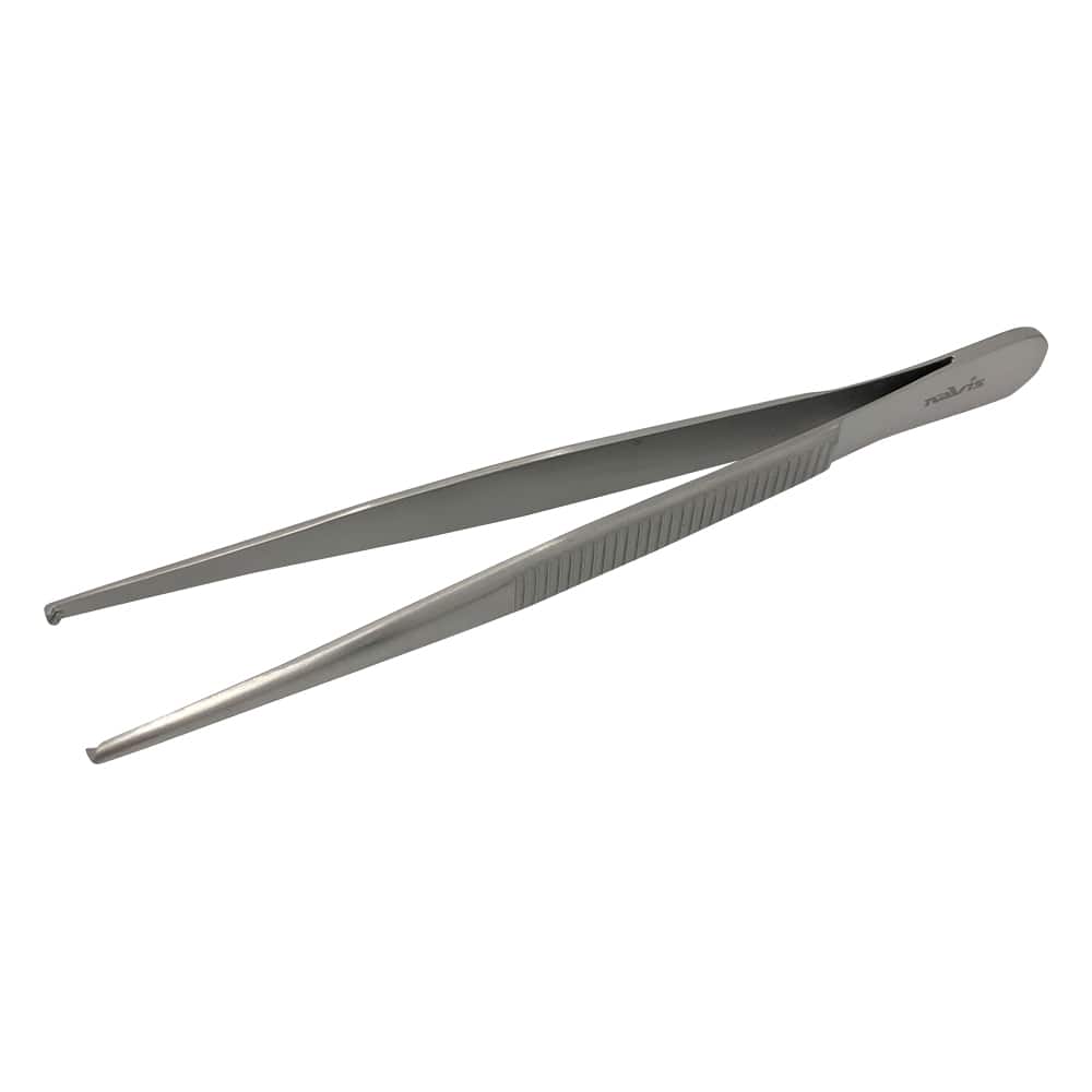 ナビス(アズワン) ピンセット(小波)130mm 有鈎 1本(ご注文単位1本)【直送品】