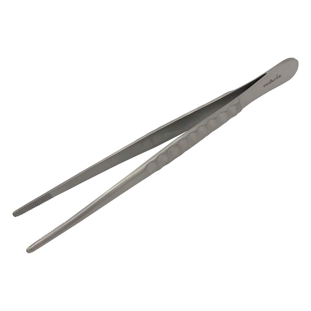 ナビス(アズワン) ピンセット(大波) 無鈎 150mm 1本(ご注文単位1本)【直送品】