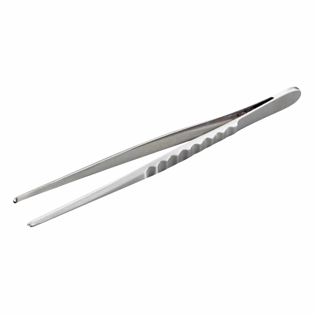 ナビス(アズワン) ピンセット(大波) 有鈎 130mm 1本(ご注文単位1本)【直送品】