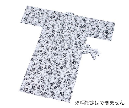 ナビス（アズワン） ご遺体用寝巻き（面ファスナータイプ）　婦人　M　 1枚（ご注文単位1枚）【直送品】