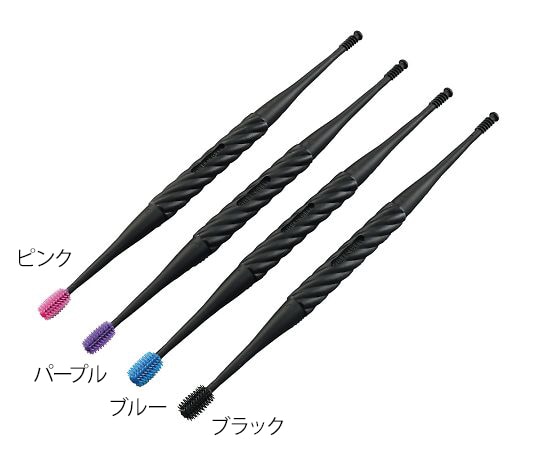 グリーンベル らせん式ゴムの耳かき（ブラシ付き・女性用）　ピンク　G-2190 1本（ご注文単位1本）【直送品】