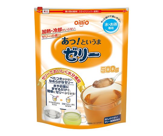 日清オイリオ あっ!というまゼリー(水・お茶専用) 500g 1パック※軽(ご注文単位1パック)【直送品】