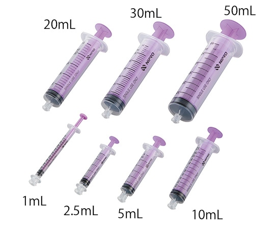 ニプロ ENシリンジ(キャップなし) 電子線滅菌(個包装) 20mL 50本入 60-071 1箱(ご注文単位1箱)【直送品】