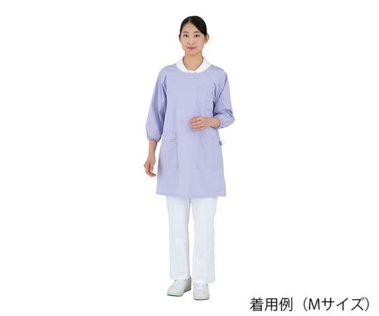ナビス（アズワン） 予防衣　ラベンダー　L　 1枚（ご注文単位1枚）【直送品】