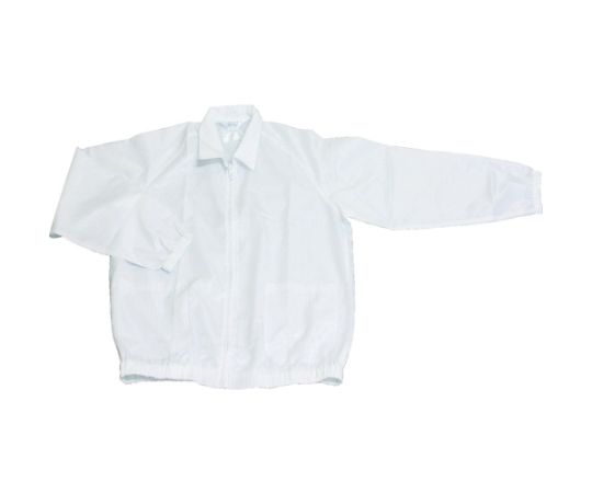 ブラストン ジャケット(衿付)-白-LL BSC-41001-W-LL 1着(ご注文単位1着)【直送品】