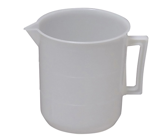 瑞穂化成工業 ポリ手付ビーカー 3L 0516 1個(ご注文単位1個)【直送品】