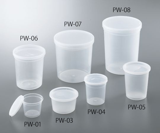 アズワン ディスポPPサンプル保存容器　120mL　300個入　PW-01 1箱（ご注文単位1箱）【直送品】
