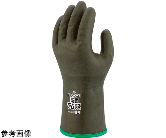 ショーワグローブ 透湿防水防寒手袋 防寒テムレスR オリーブグリーン M No.282-M 1双(ご注文単位1双)【直送品】
