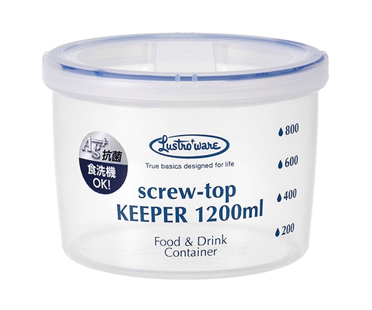 アズワン 保存容器(スクリュータイプ) 1200mL B2273KN 1個(ご注文単位1個)【直送品】