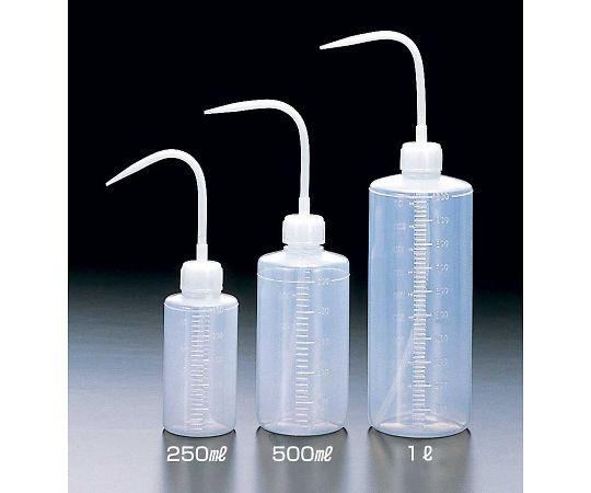 サンプラテック エコノ丸型洗浄瓶 1L 06518 1本(ご注文単位1本)【直送品】