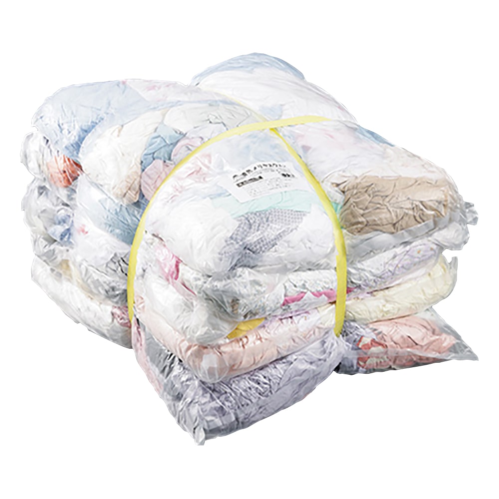 日光物産 メリヤスウエス 淡色 1セット(2kg×5袋入) W0250 1セット(ご注文単位1セット)【直送品】