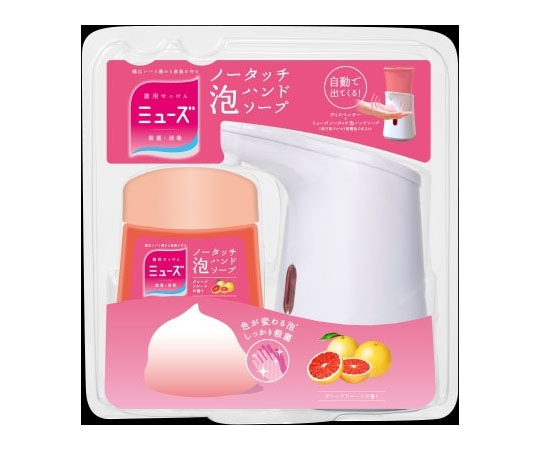 レキットベンキーザー ミューズノータッチ 泡ハンドソープ 本体セット グレープフルーツ 250mL 1個(ご注文単位1個)【直送品】