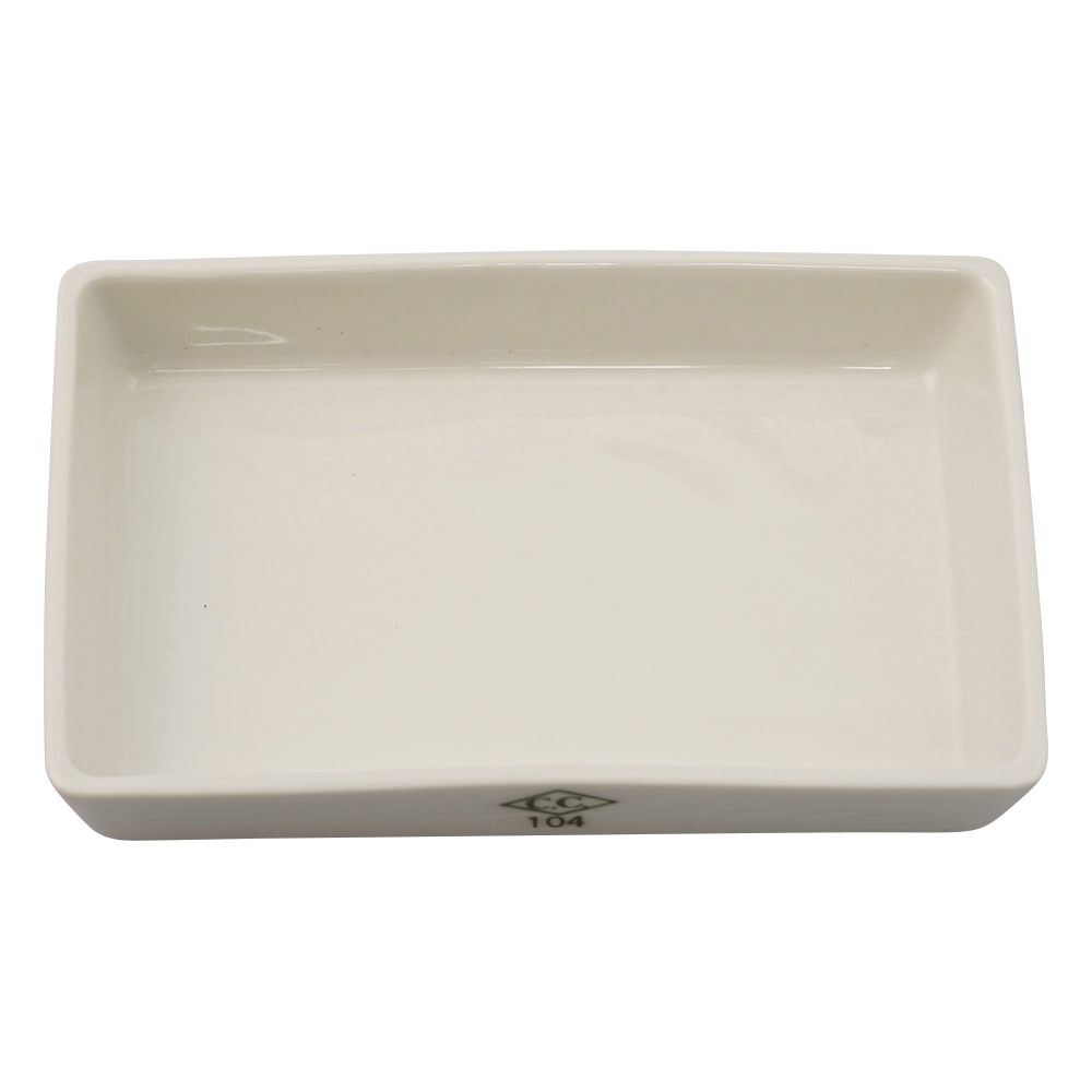 ニッカトー 灰分測定用灰ざら(角型)91×58×15mm CW-3 1枚(ご注文単位1枚)【直送品】