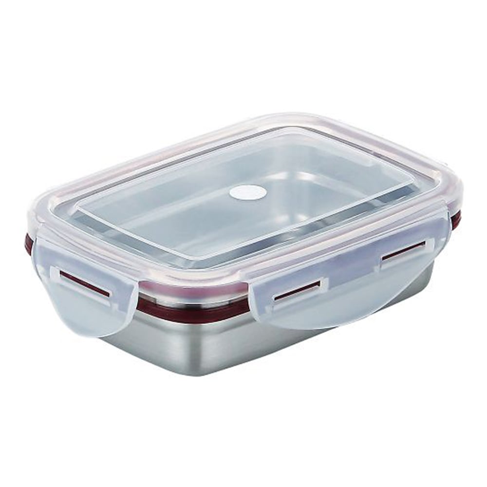アズワン ステンレス角型容器(ロックタイプ) 350mL No.3 1個(ご注文単位1個)【直送品】