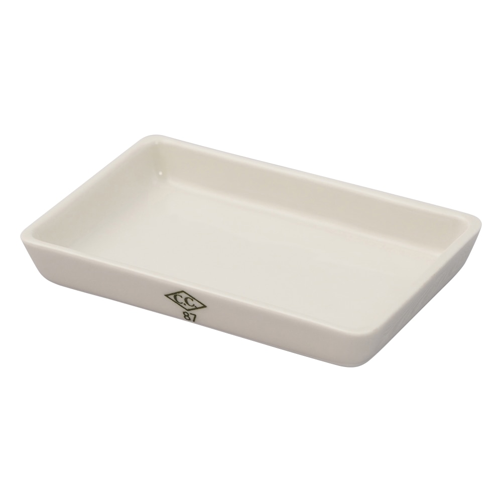 ニッカトー 灰分測定用灰ざら(角型)68×45×10mm CW-2 1枚(ご注文単位1枚)【直送品】