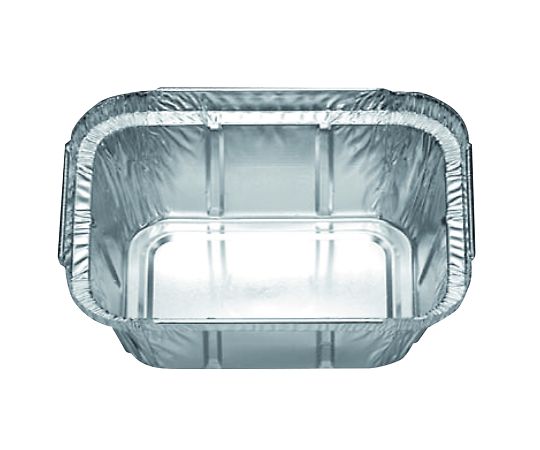 アズワン アルミコンテナ(角型) 250mL 100個入 3101240 1箱(ご注文単位1箱)【直送品】