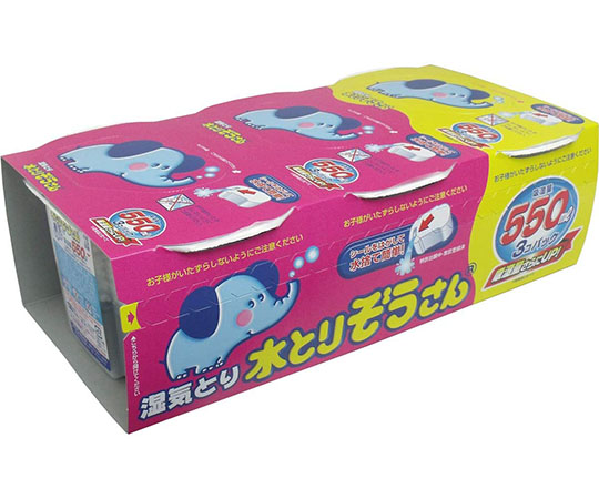 オカモト 水とりぞうさん 550mL 3個パック 1個(ご注文単位1個)【直送品】