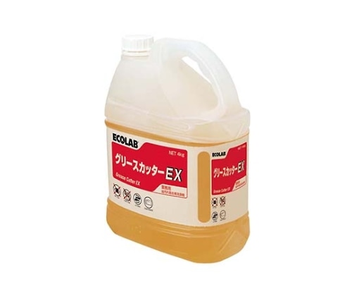 エコラボ 油汚れ用洗浄剤 グリースカッターEX 4kg 4290810 1個(ご注文単位1個)【直送品】