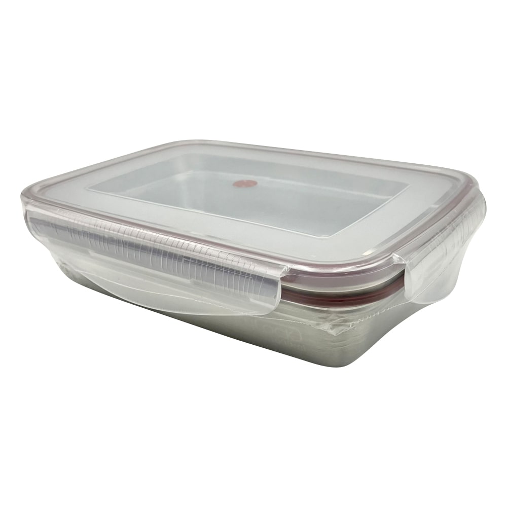 アズワン ステンレス角型容器(ロックタイプ) 1000mL No.6-1 1個(ご注文単位1個)【直送品】