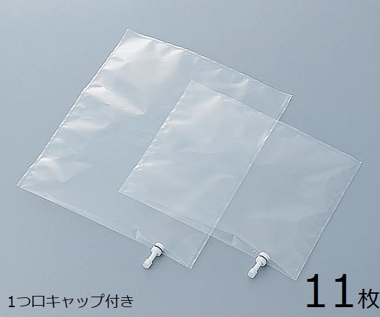 アズワン ラボラン(R)サンプリングバッグ(2フッ化) 1口キャップ 11枚 2L 1箱(ご注文単位1箱)【直送品】