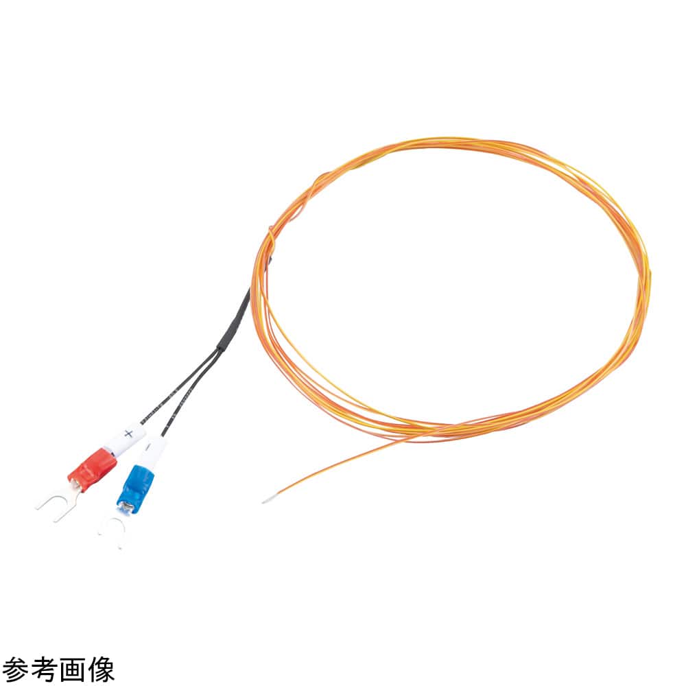 アズワン 被覆K熱電対 テフロンR被覆 φ0.127mm 5m DS-2000-0125-M4Y 1個(ご注文単位1個)【直送品】