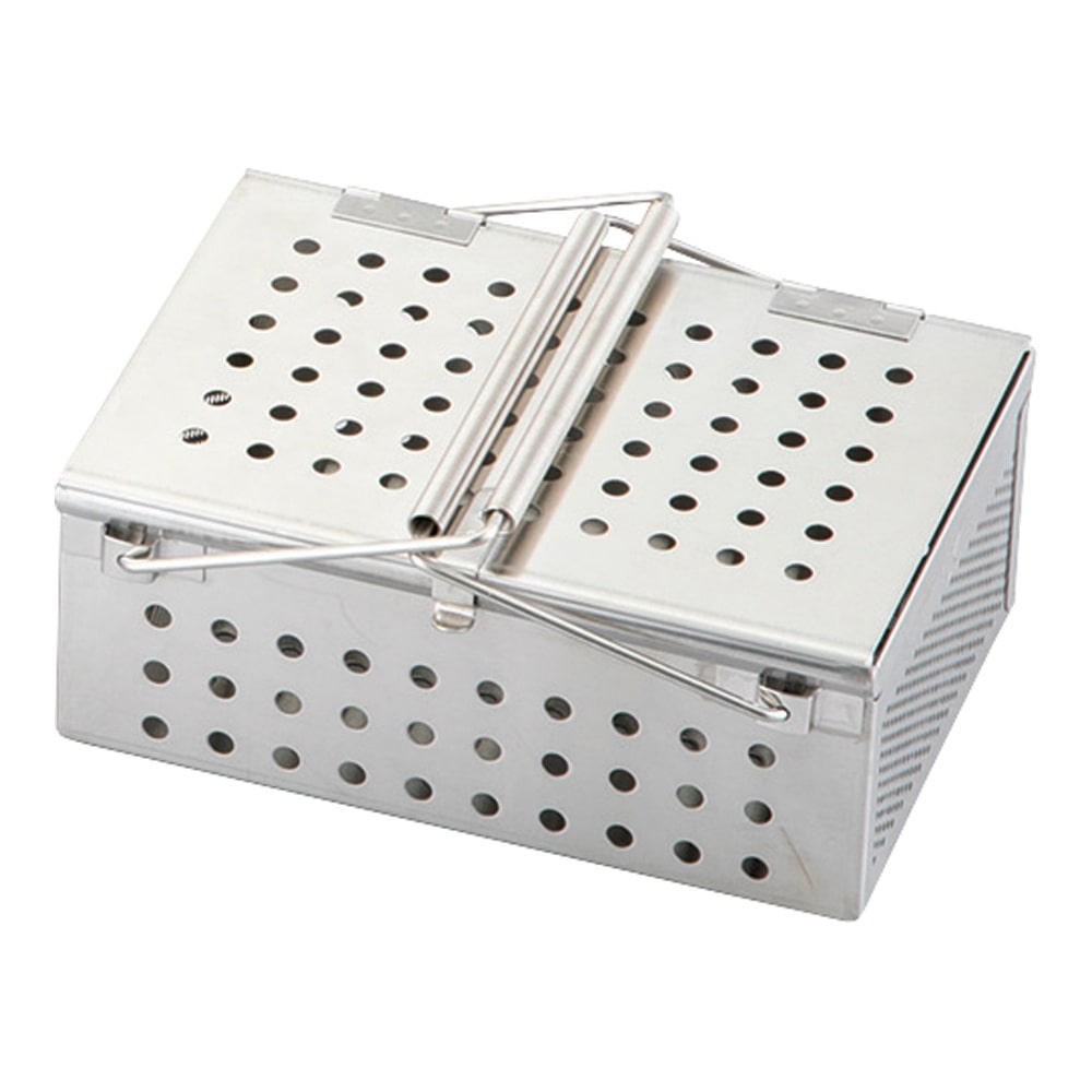 アズワン ステンレスパンチングカゴ 260×100×65mm SPK-2 1個(ご注文単位1個)【直送品】