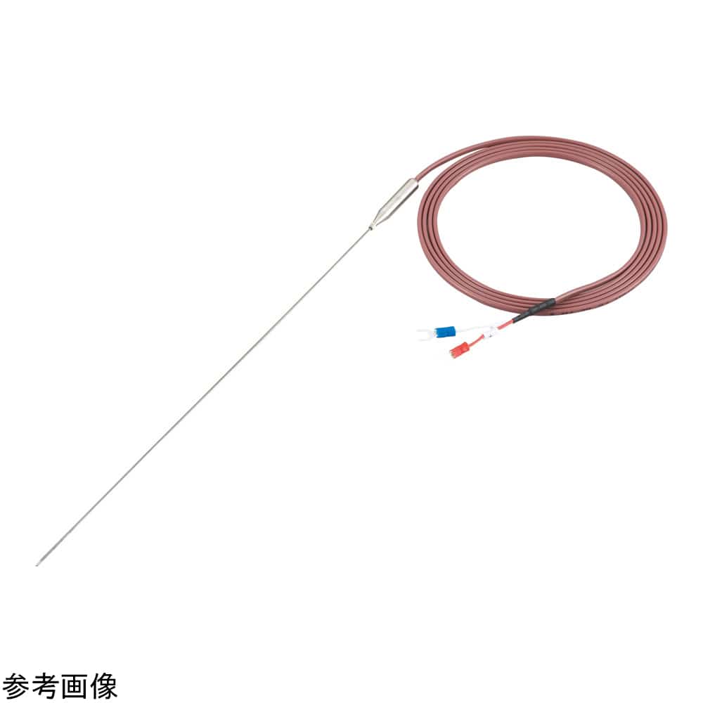 アズワン T熱電対（シース型）M4Y端子 φ1.0mm 300mm　T-10300-M4Y 1個（ご注文単位1個）【直送品】
