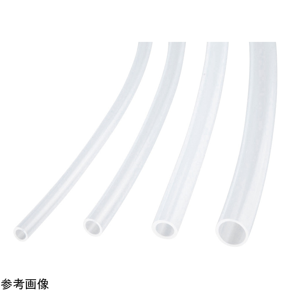 アズワン PFAチューブ 6×8φmm 10m　 1巻（ご注文単位1巻）【直送品】