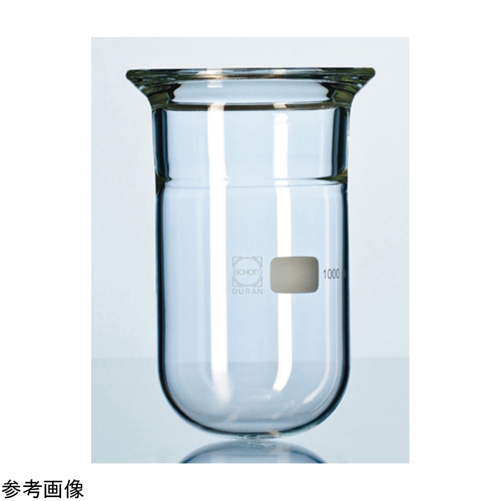 SCHOTT/DURAN セパラブルフラスコ 円筒形丸底（DURANR）100mL　243902408 1本（ご注文単位1本）【直送品】