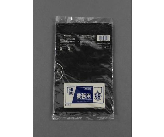 エスコ 320x380mm ポリ袋(黒/50枚) EA995AD-120 1袋(ご注文単位1袋)【直送品】