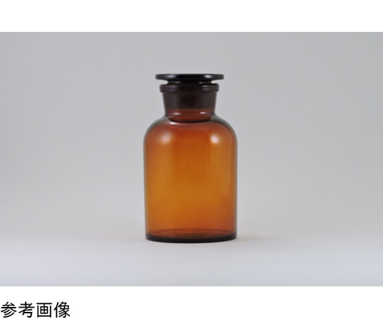 アズワン 試薬瓶 30mL 広口 茶ztbb30w 1個 (ご注文単位1個) 【直送品】